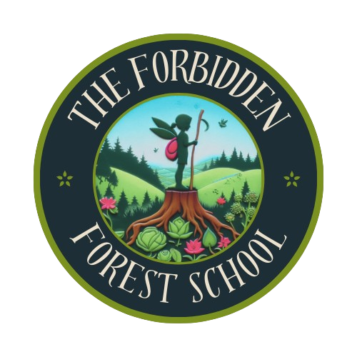 The forbidden forest school logo